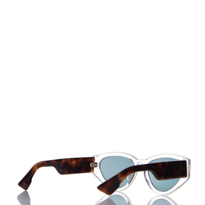 Christian Dior Spirit 2 Oval Sunglasses Transparent Tortoise 4 of 9