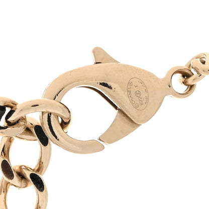 Chanel Metal Lambskin Chain CC Comb Necklace Gold Fuchsia Silver Black 4 of 5
