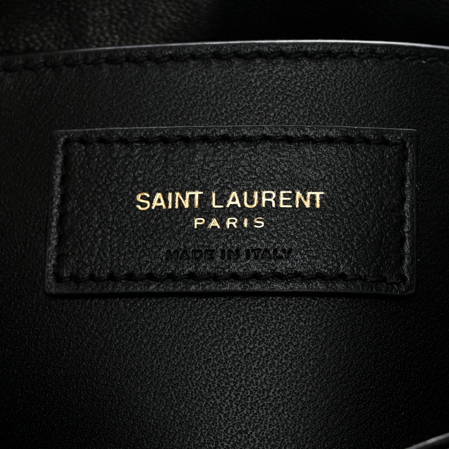 Lambskin Quilted Monogram Mini Nolita Black
