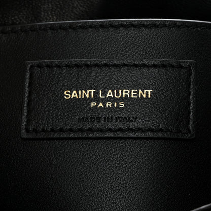 Saint Laurent Lambskin Quilted Monogram Mini Nolita Black 6 of 10