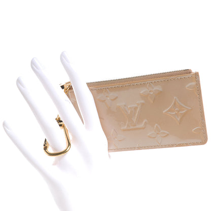 Louis Vuitton Vernis Key Pochette Beige 2 of 7