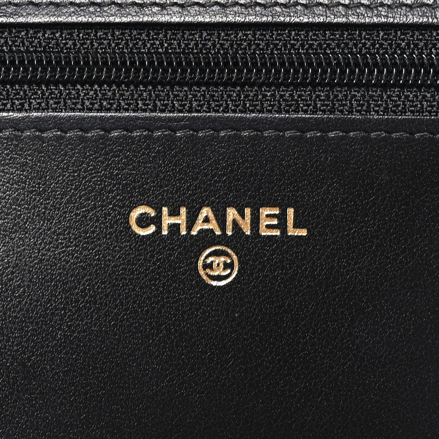 Caviar Quilted Boy Wallet On Chain WOC Black