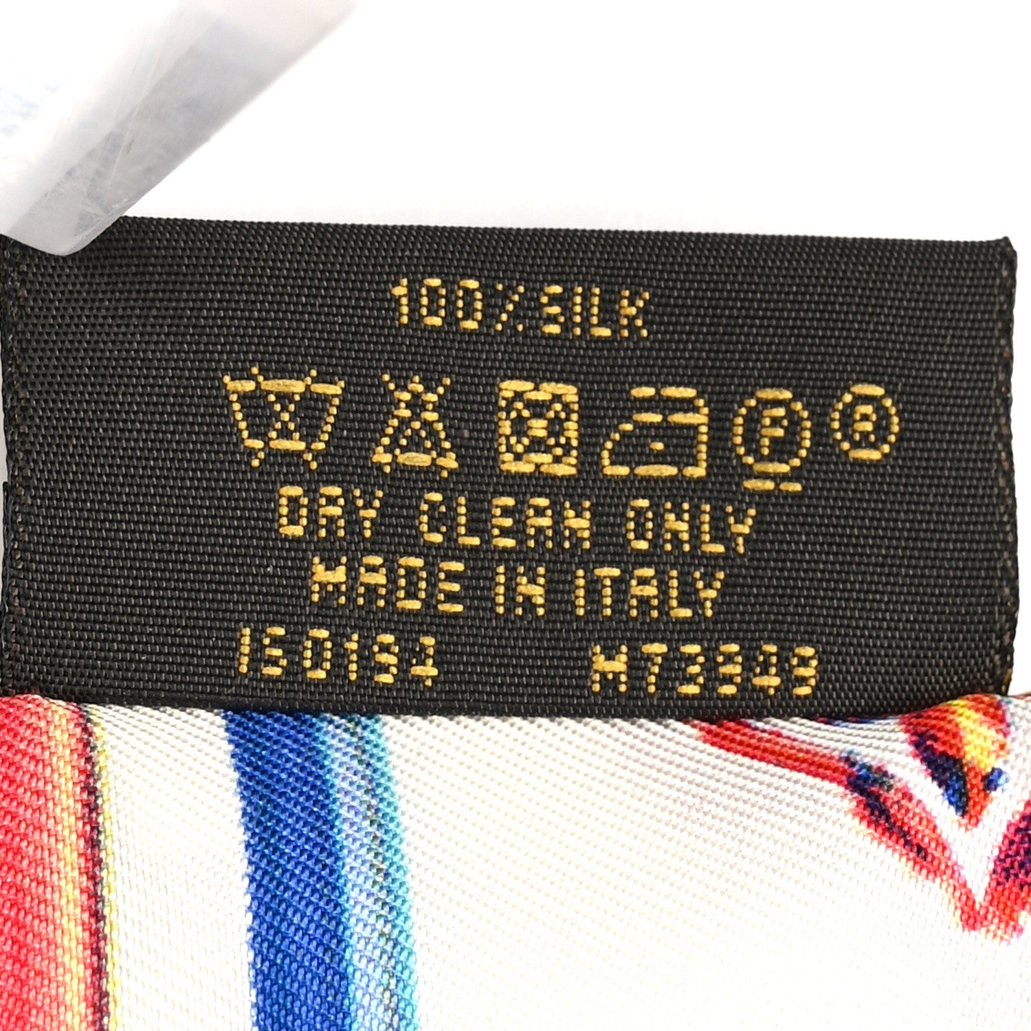 Louis Vuitton Silk Monogram Rainbow Bandeau White 4 of 4