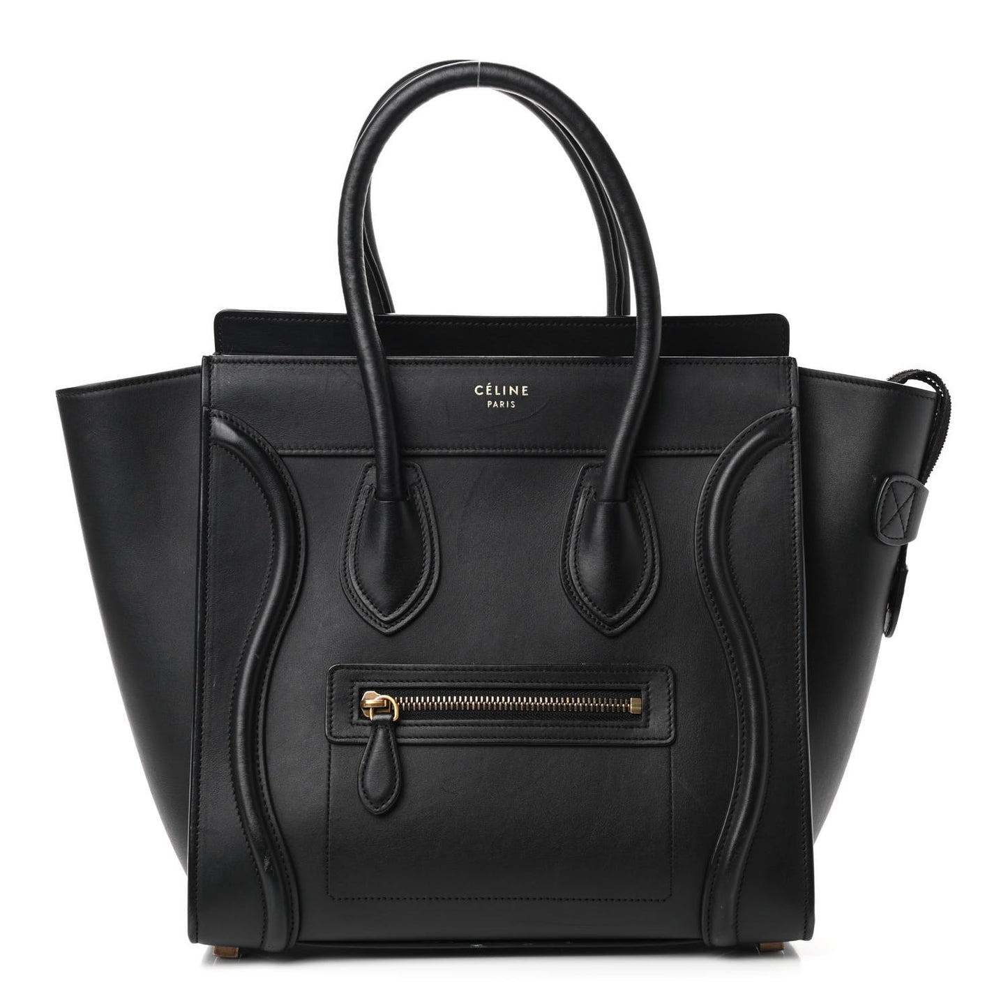 Smooth Calfskin Micro Luggage Black