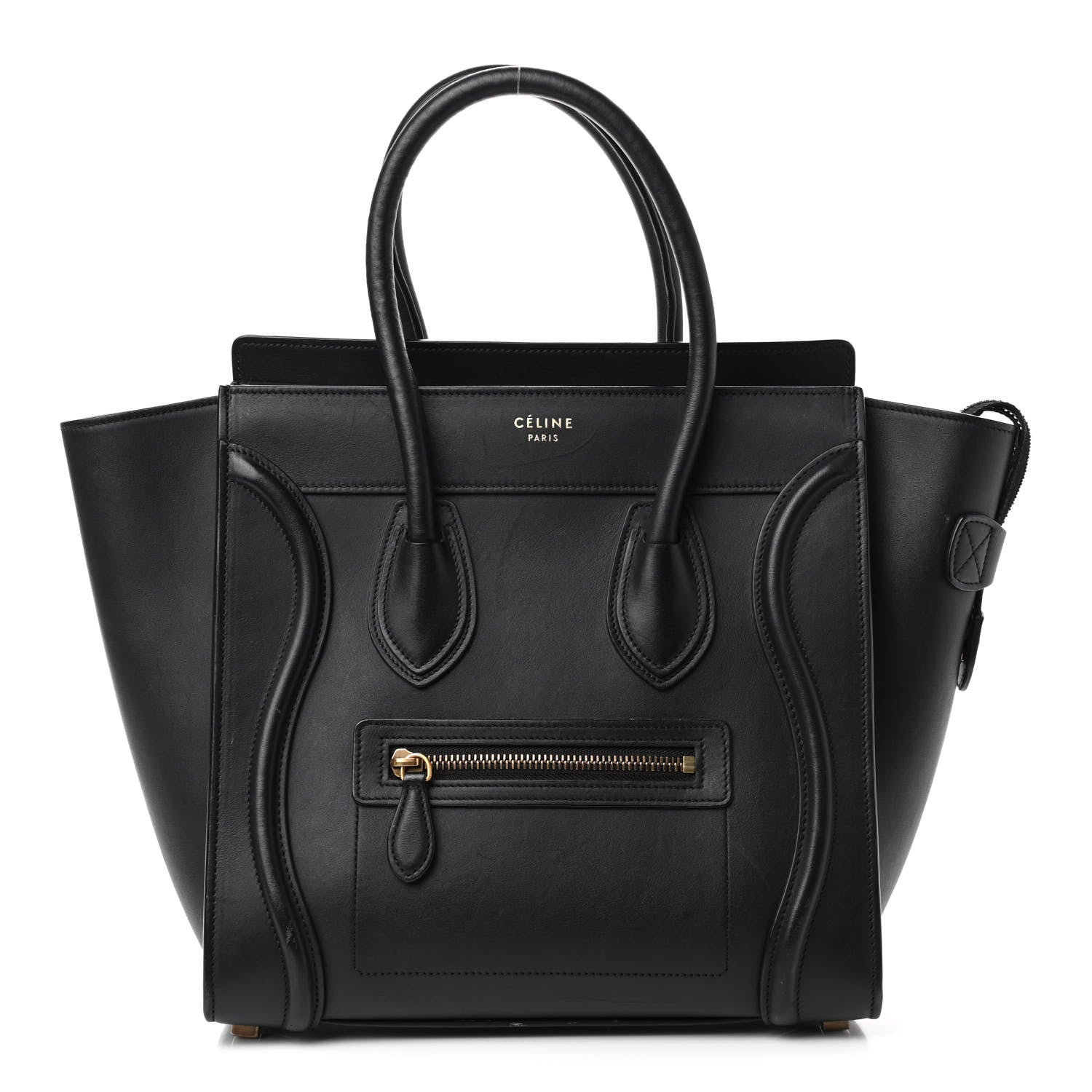 Celine Smooth Calfskin Micro Luggage Black 1 of 11
