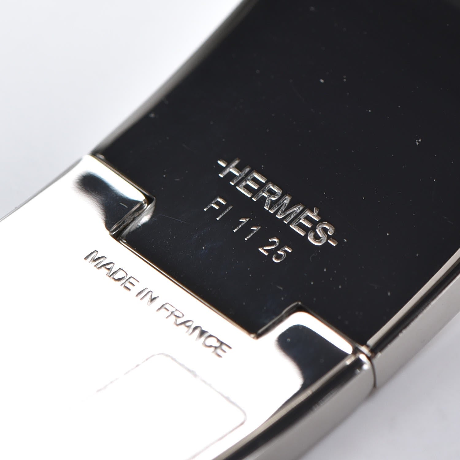 Hermes Enamel Wide Clic Clac H Bracelet GM Black 4 of 5