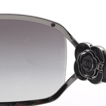 Chanel Swarovski Crystal Camellia CC Sunglasses 4164-B Black 8 of 8