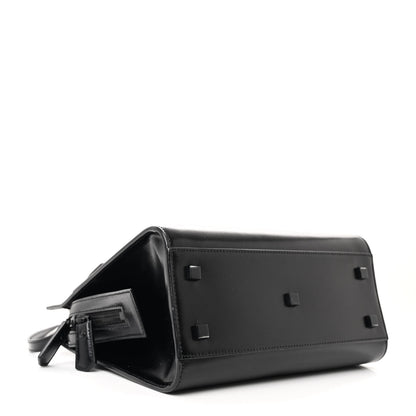 Saint Laurent Shiny Calfskin Small Uptown Tote Black 4 of 13