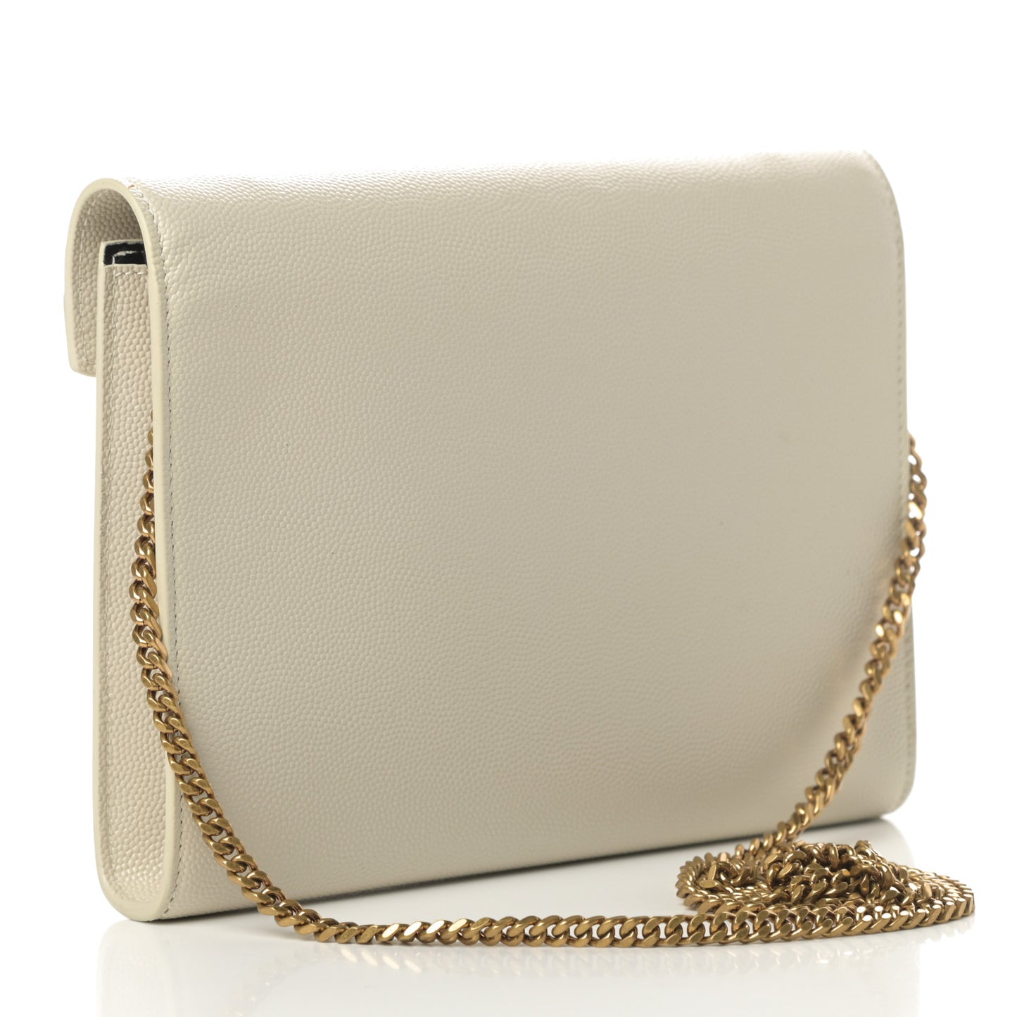 Grain De Poudre Monogram Cassandra Chain Wallet Crema Soft