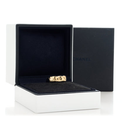 Chanel 18K Yellow Gold Small Coco Crush Ring 53 6.25 7 of 7