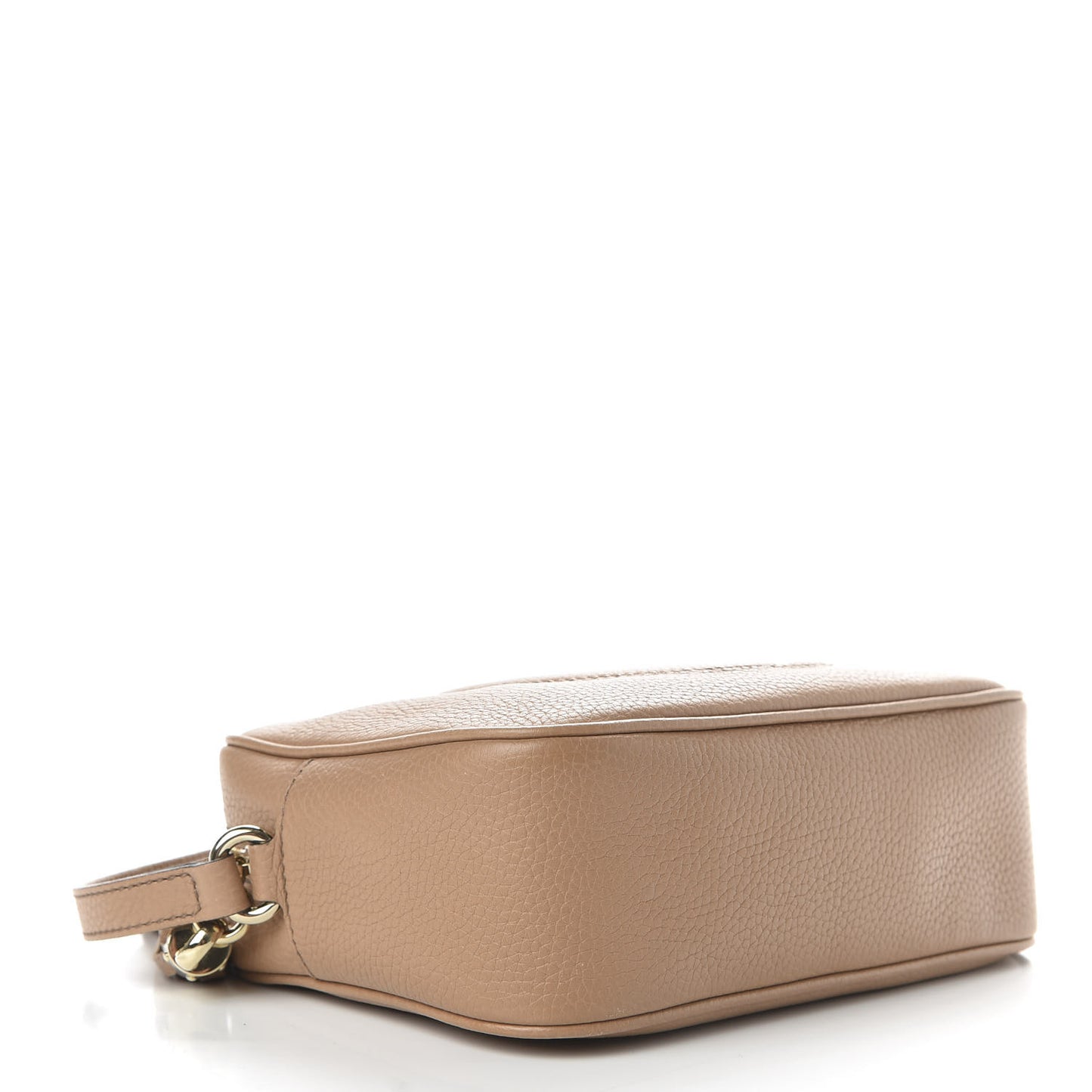 Pebbled Calfskin Small Soho Disco Bag Camelia