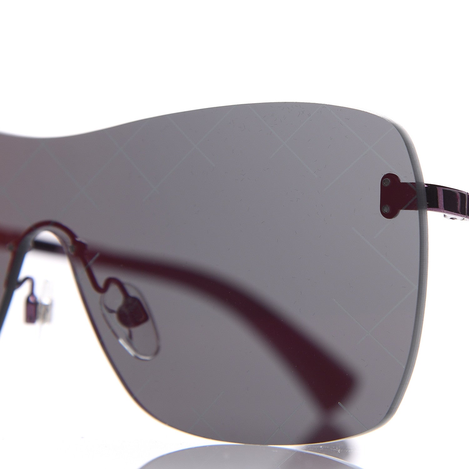 Chanel Shield Runway Sunglasses 4215 Burgundy 7 of 8