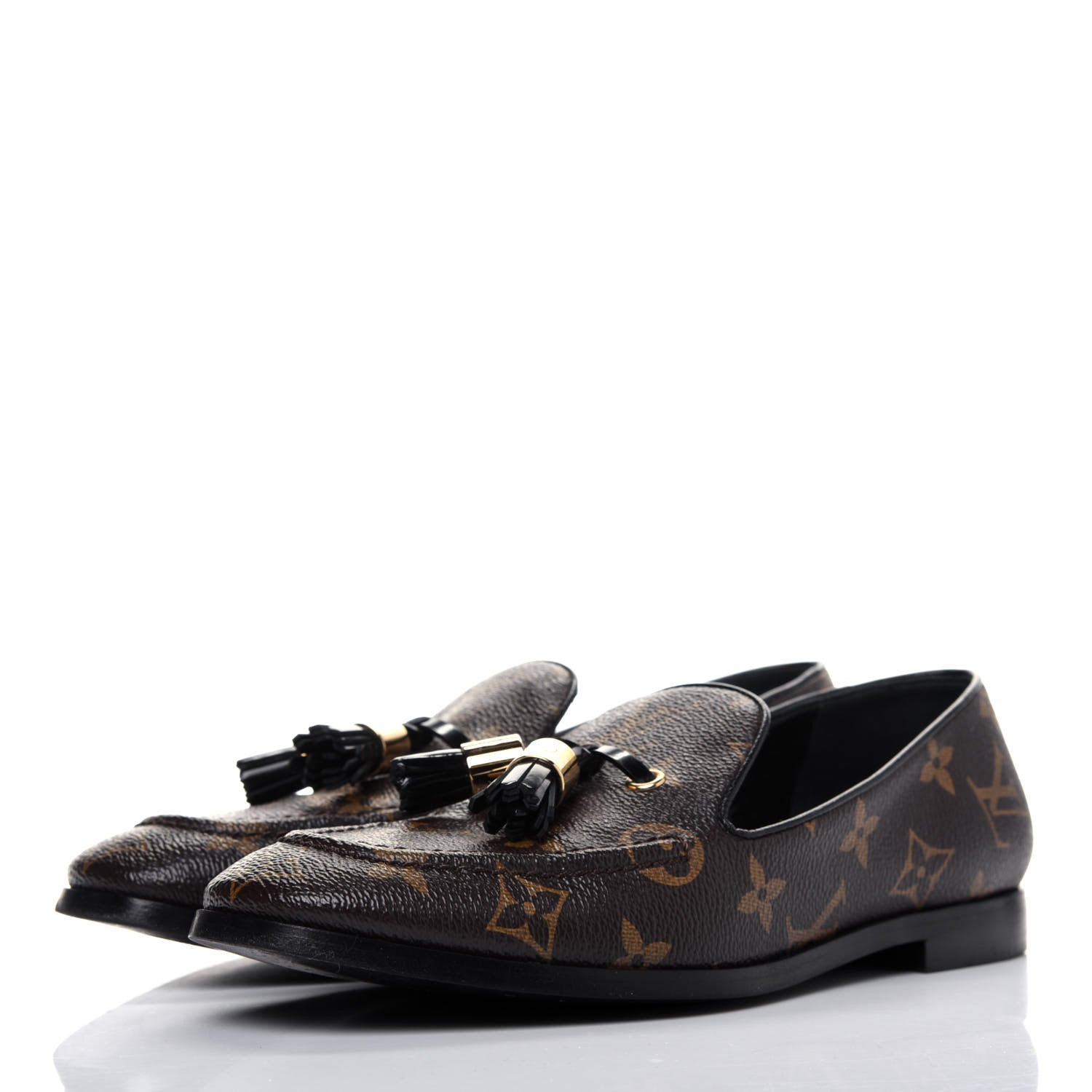Louis Vuitton Monogram Society Loafers 36 3 of 9