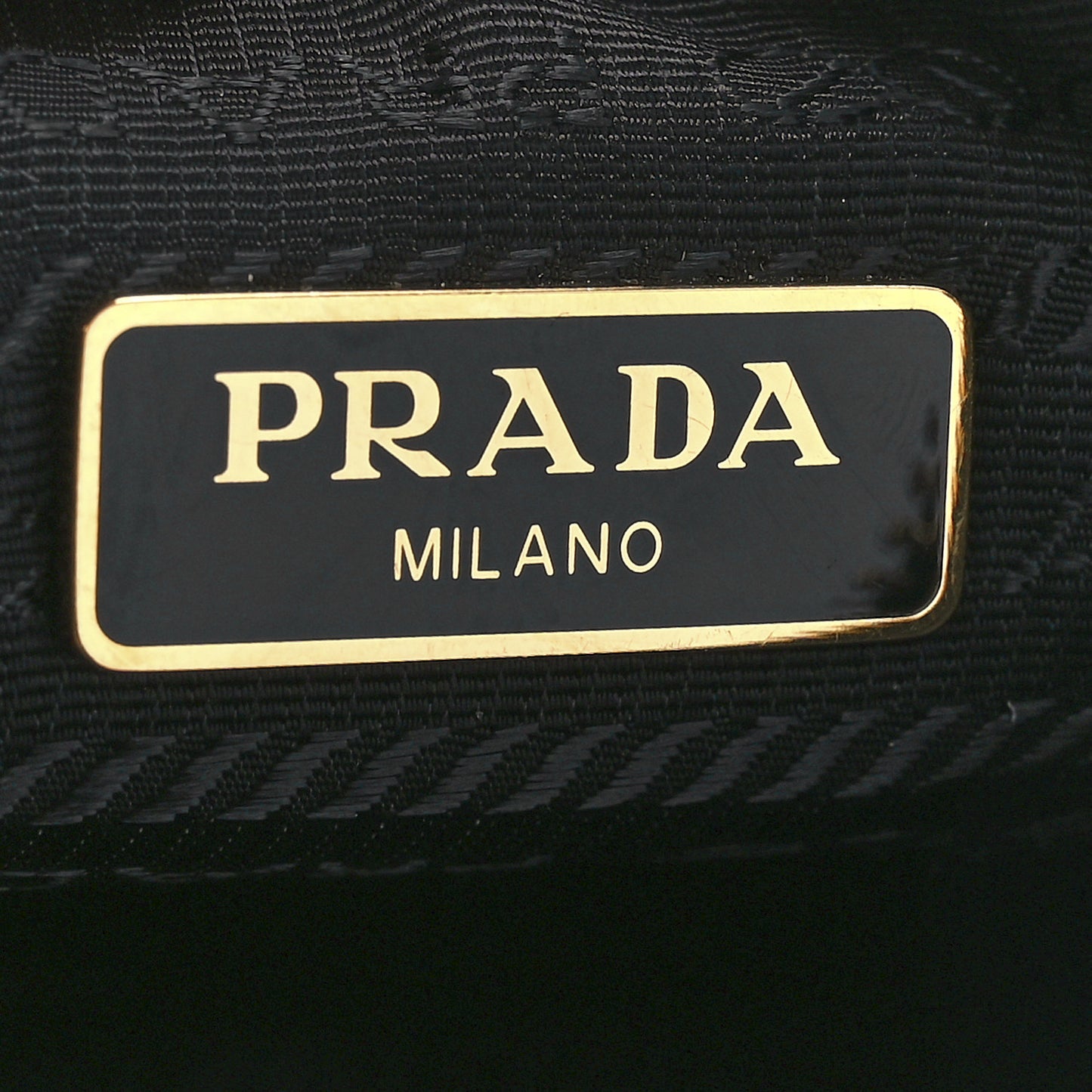 Saffiano Lux Mini Re-Edition Shoulder Bag Black