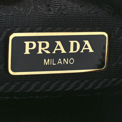 Prada Saffiano Lux Mini Re-Edition Shoulder Bag Black 6 of 13