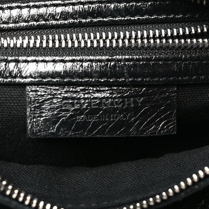 Givenchy Crinkled Patent Deerskin Mini Pandora Black 6 of 11