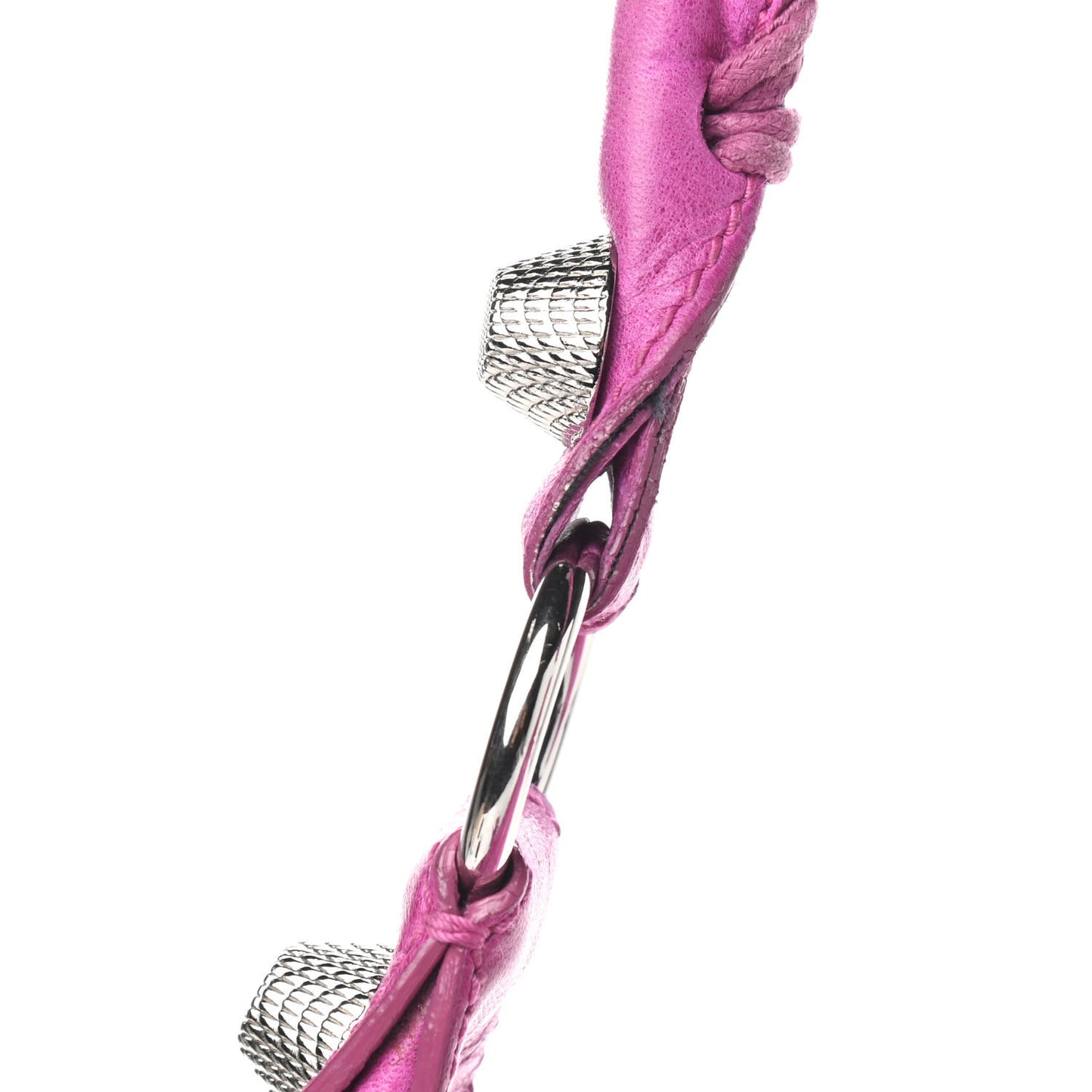 Agneau Giant 21 Silver Hardware Hobo Magenta