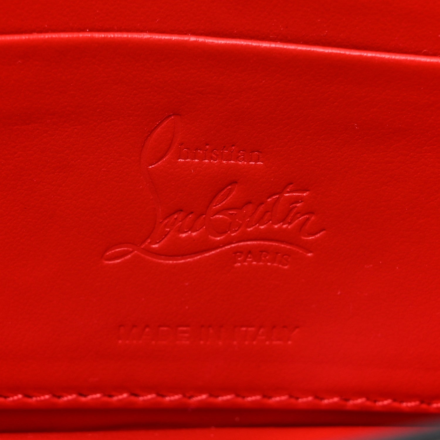 Christian Louboutin Calfskin Loubi54 Crossbody Clutch White 6 of 15