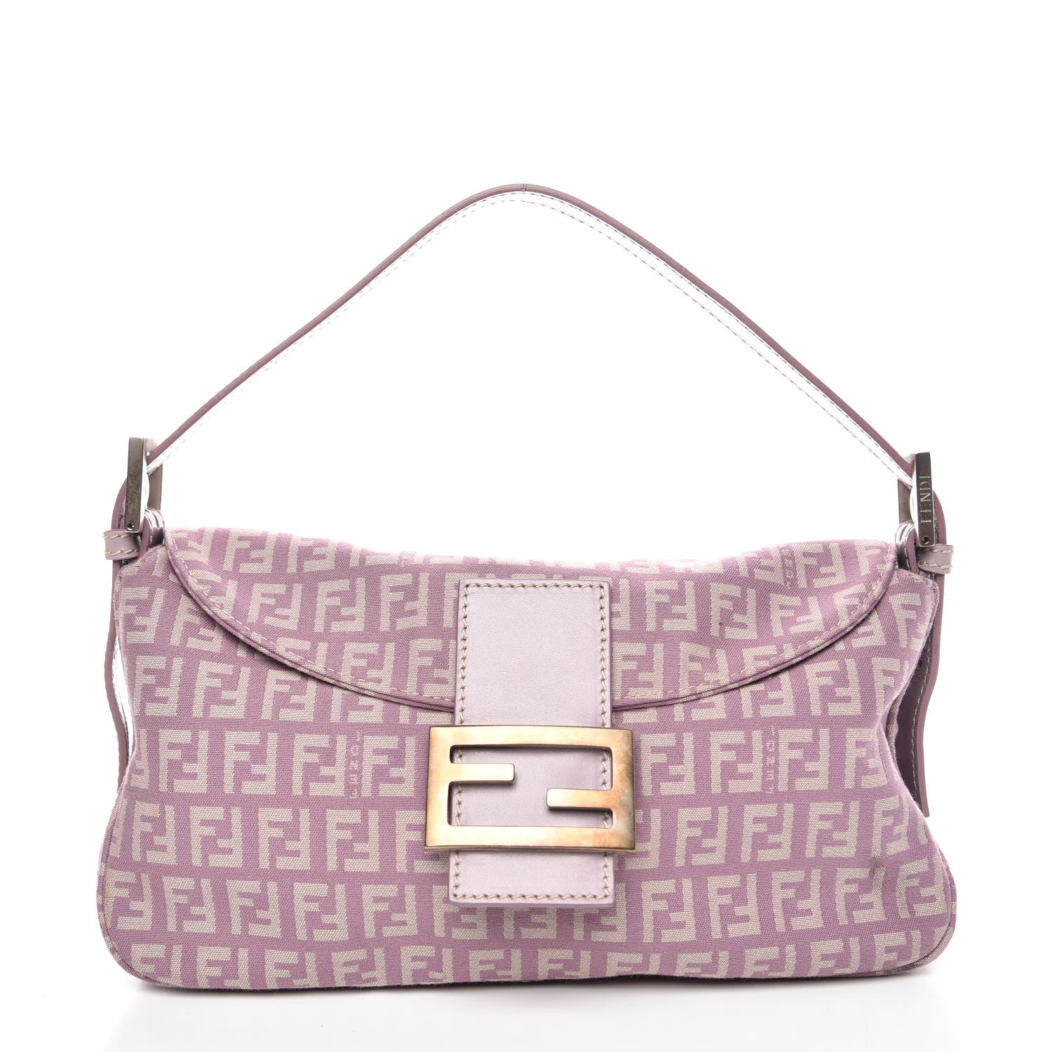 Fendi Zucchino Cuoio Baguette Lilla 1 of 8