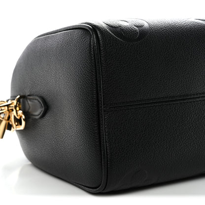Louis Vuitton Empreinte Monogram Giant Speedy Bandouliere 25 Black 20 of 28
