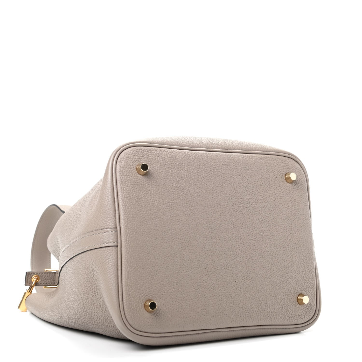 Hermes Taurillon Clemence Picotin Lock 22 MM Gris Asphalte 4 of 10