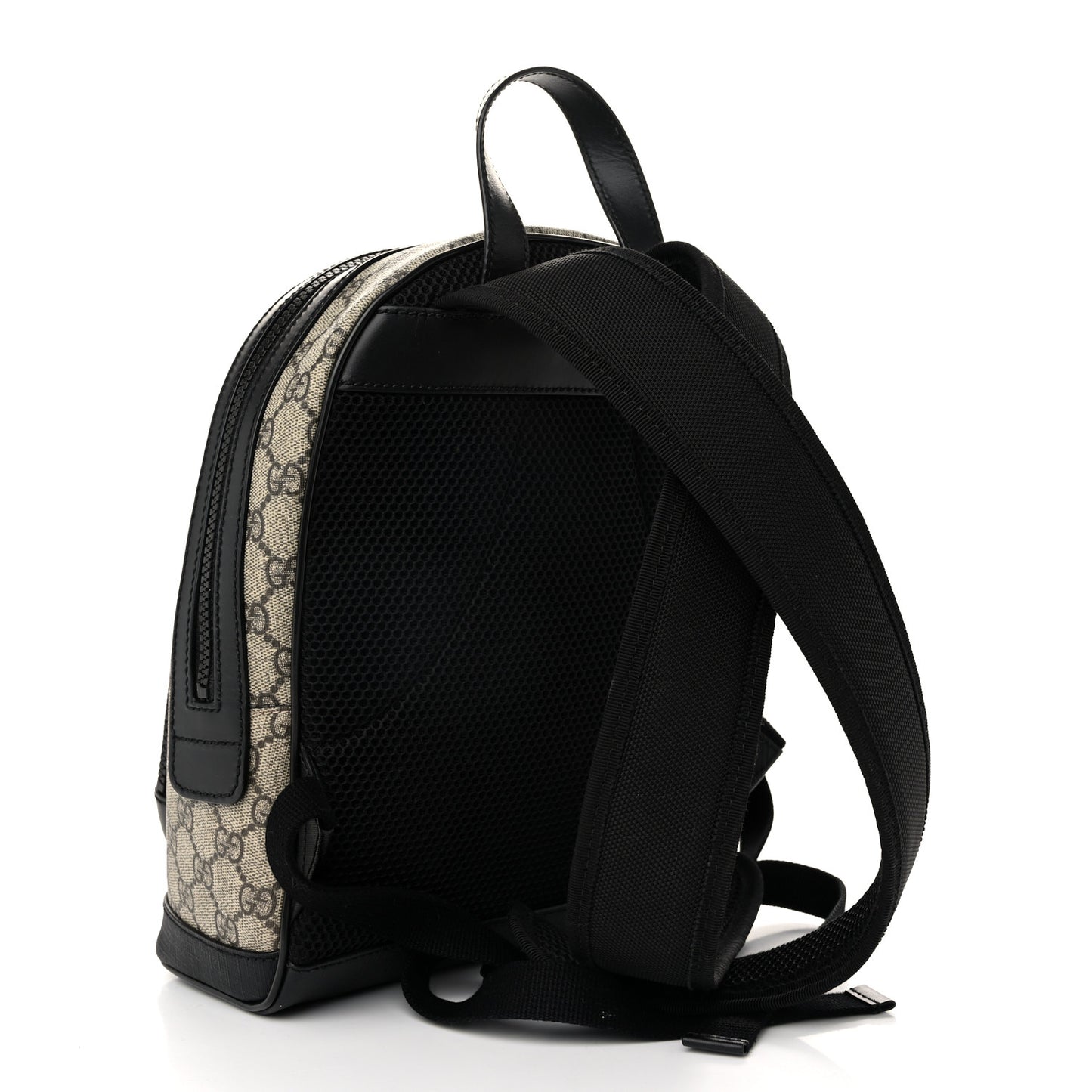 GG Supreme Monogram Small Eden Day Backpack Black