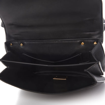 Bottega Veneta Calfskin Mount Envelope Bag Black 5 of 8