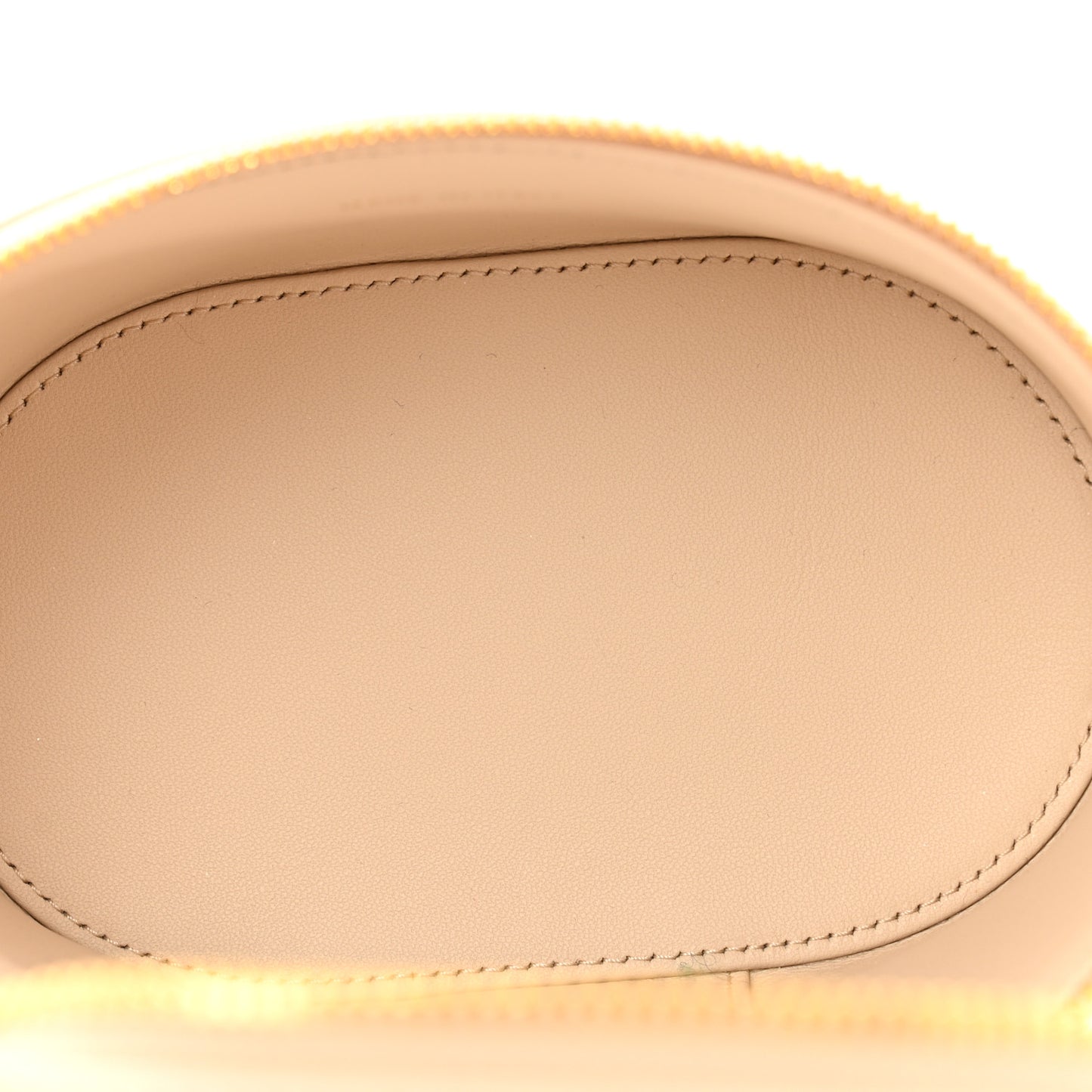 Lambskin Signature CD Vanity Case Caramel Beige