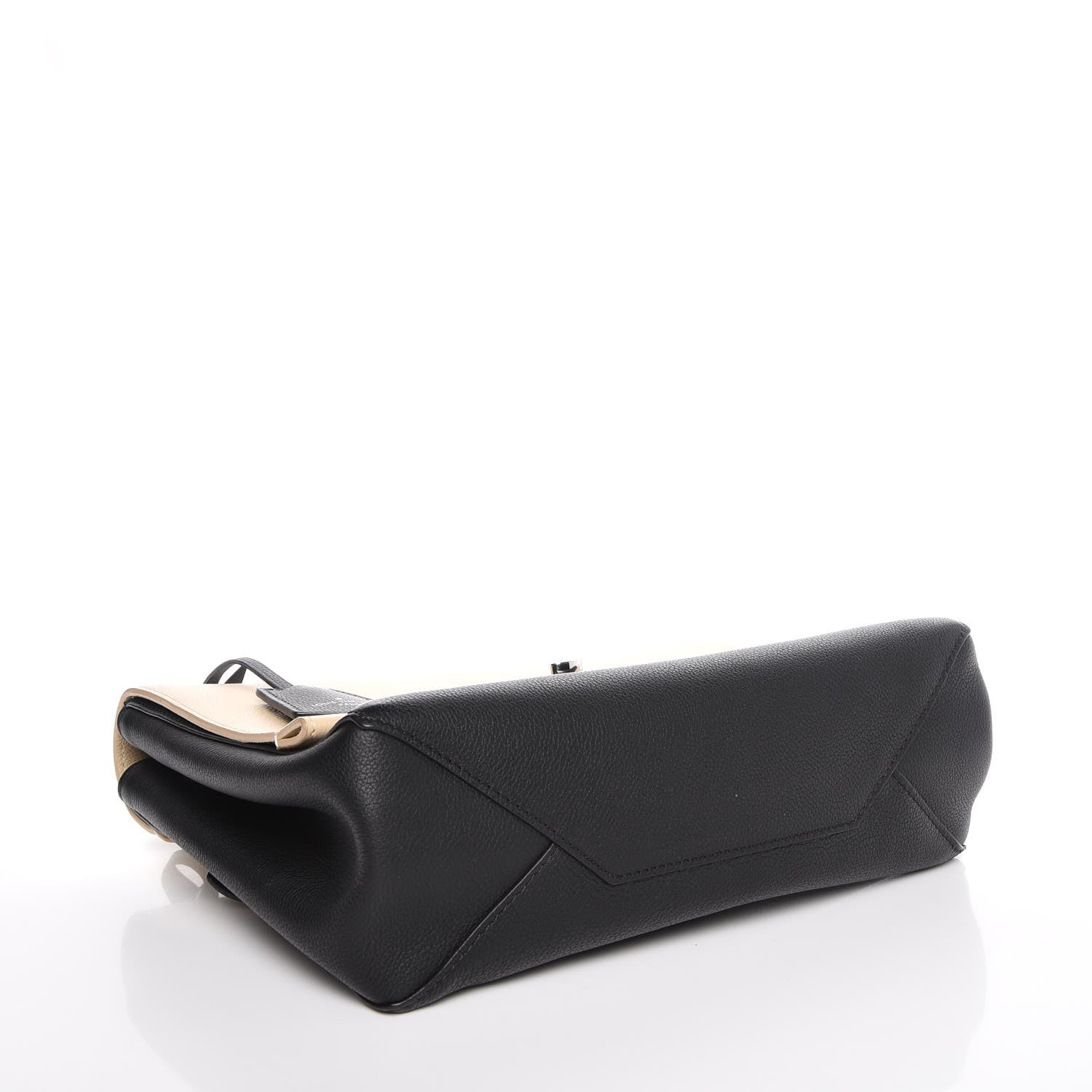 Louis Vuitton Soft Calfskin Lockme II Top Handle Vanille Black 4 of 7