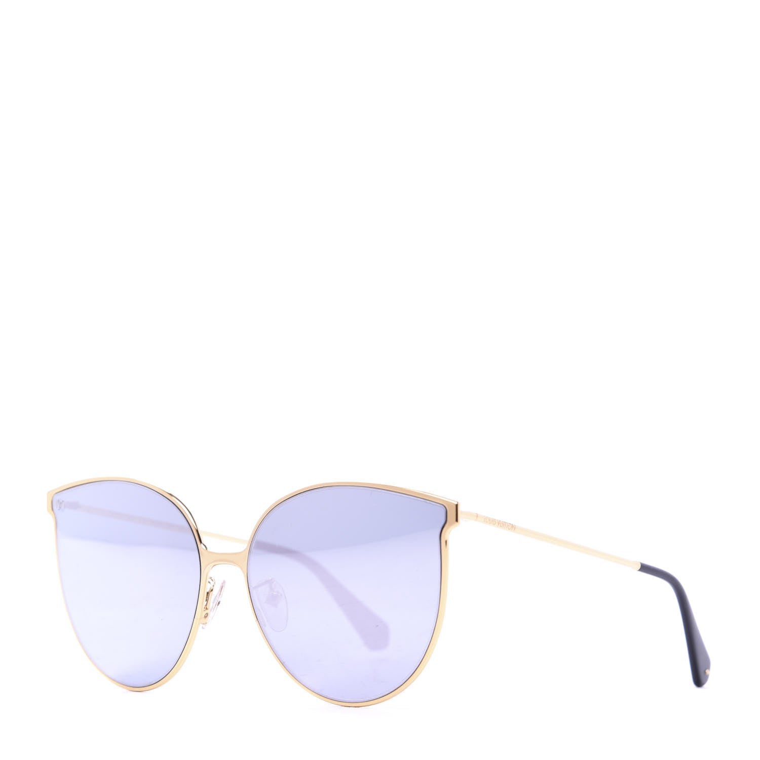 Louis Vuitton I Feel Pretty Sunglasses Z1223E Gold 1 of 8