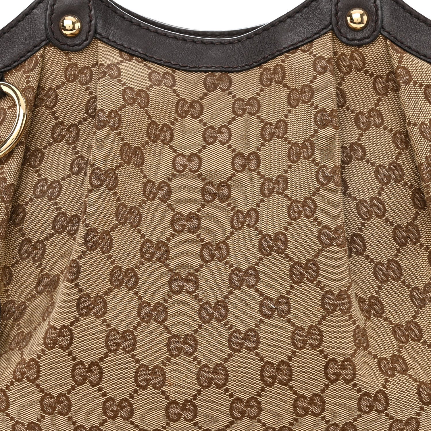 Gucci Monogram Medium Sukey Tote Dark Brown 8 of 15