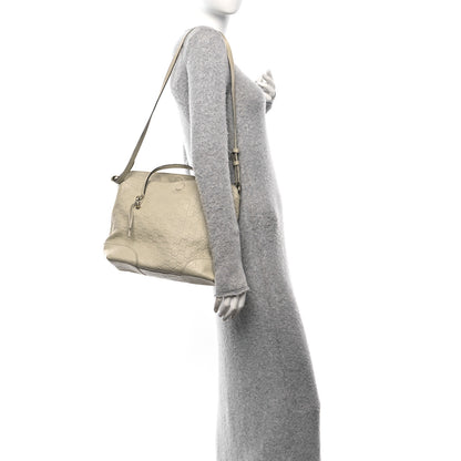 Gucci Guccissima Medium Bree Foldover Tote Off White 2 of 11