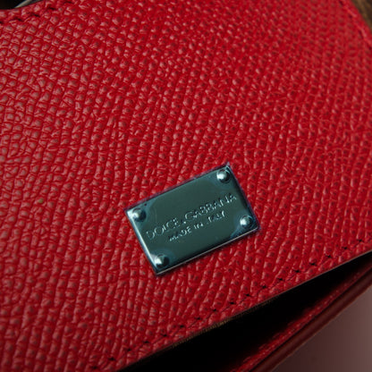Dolce & Gabbana Dauphine Small Miss Sicily Satchel Dark Red 7 of 7
