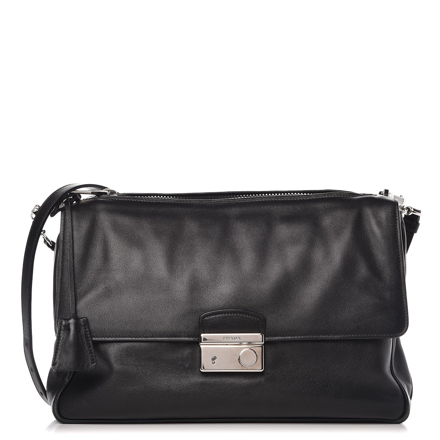 Prada Soft Calf Crossbody Nero Black 1 of 10