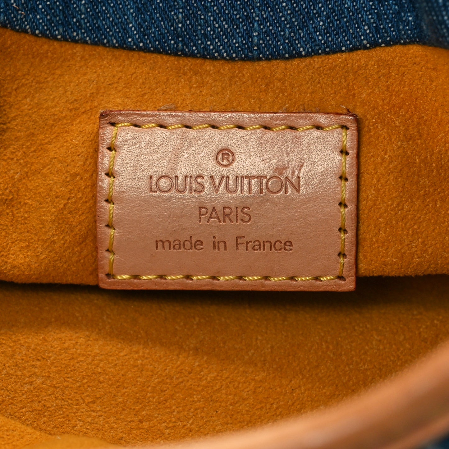 Monogram Denim Pleaty Blue