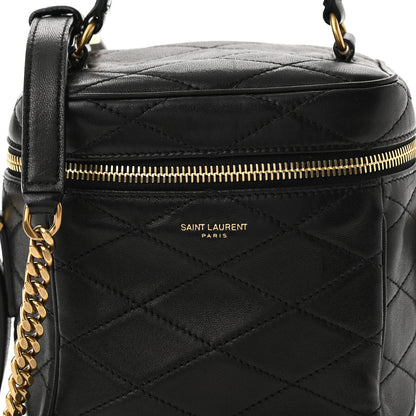 Saint Laurent Lambskin Quilted Vanity Bag Black 8 of 10