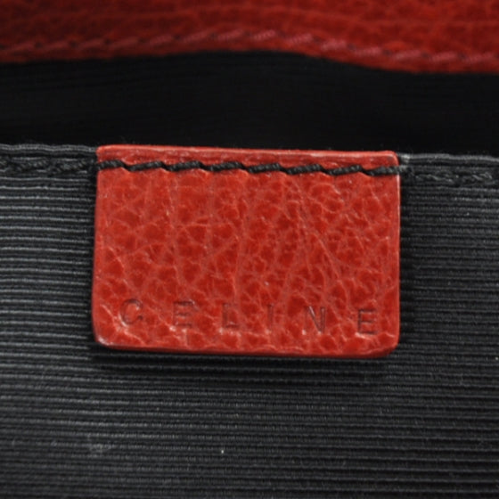 Celine Leather Boogie Bag Rosso Red 1 of 2