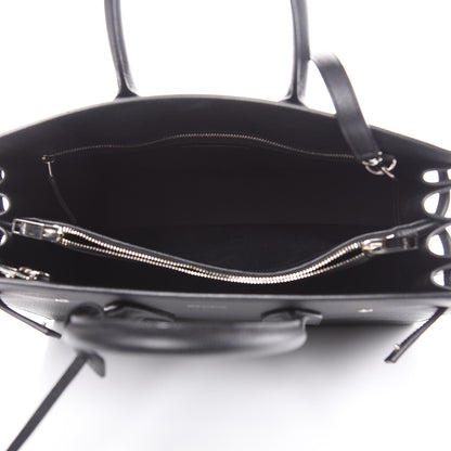 Saint Laurent Grained Calfskin Small Sac De Jour Black 5 of 10