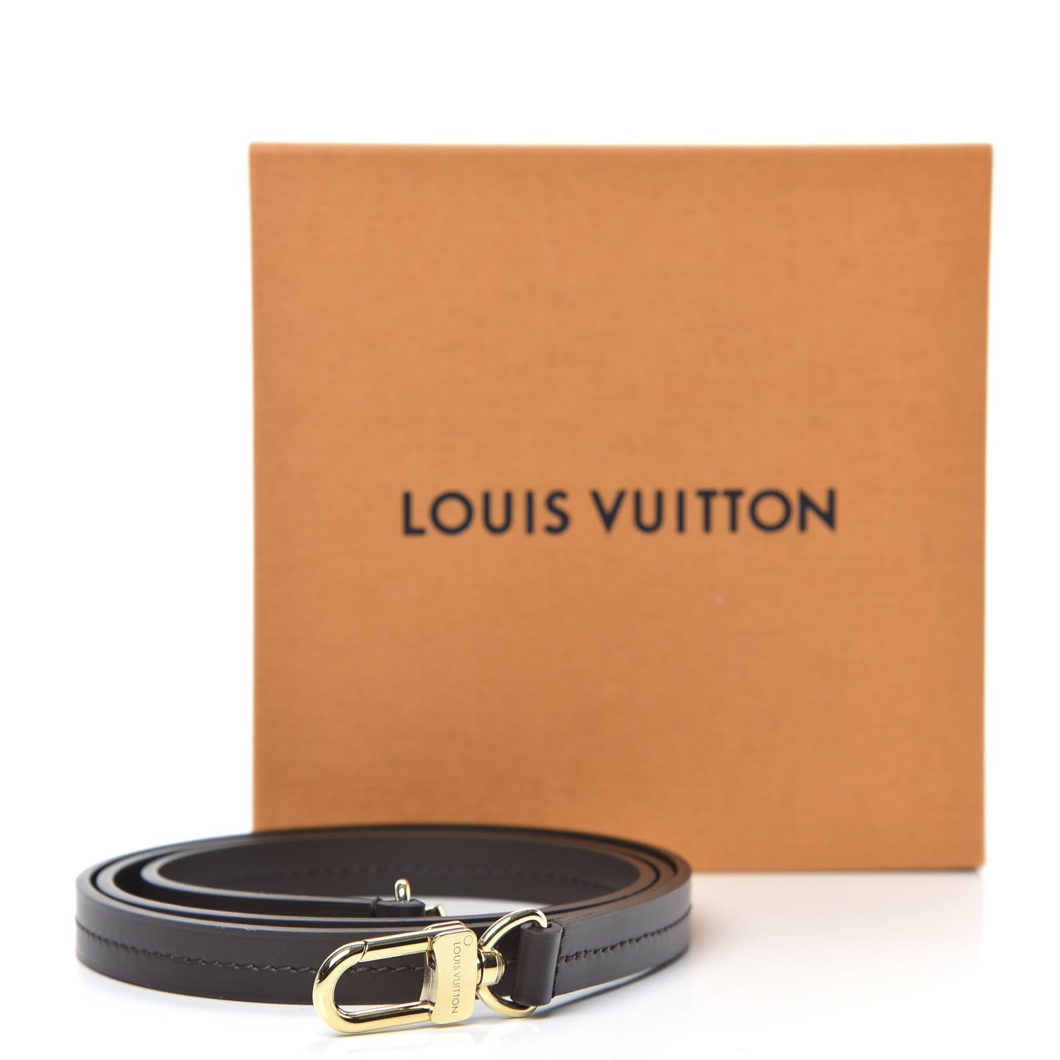 Louis Vuitton Calfskin 12mm Eva Shoulder Strap Brown 4 of 4