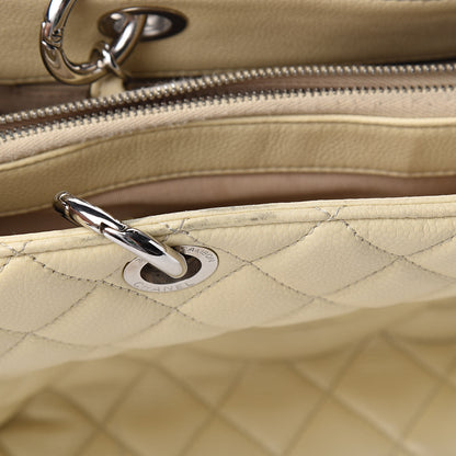 Chanel Caviar Quilted Grand Shopping Tote GST Beige Clair 8 of 18