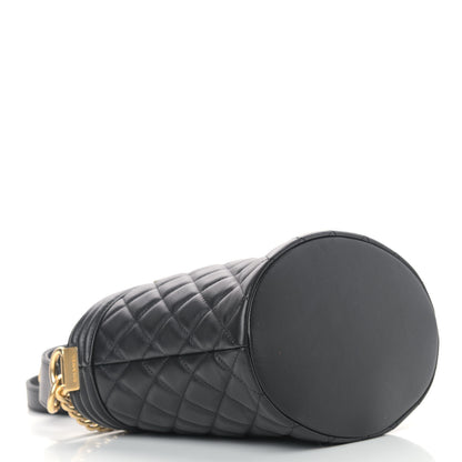 Chanel Calfskin Quilted Boy Bucket Bag Black 4 of 9