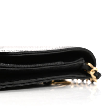 Chanel Caviar Timeless CC Wallet on Chain WOC Black 11 of 16