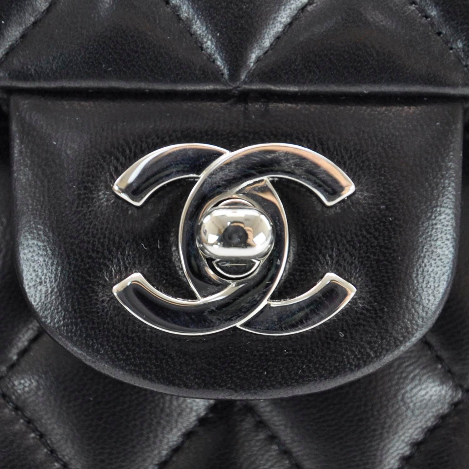 Chanel Lambskin Medium Double Flap Black 9 of 11