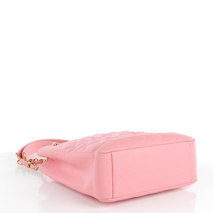 Chanel Caviar Quilted Petit Shopping Tote PST Pink 4 of 7