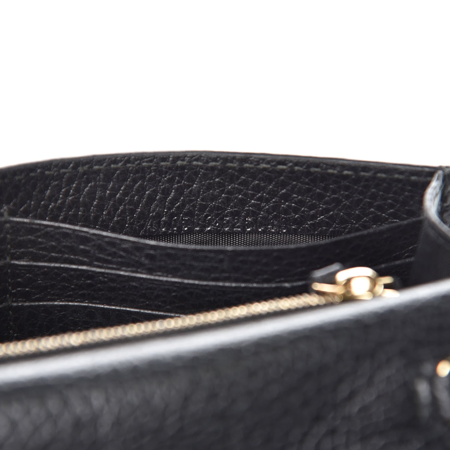 Gucci Dollar Calfskin Medium Betty Chain Wallet Black 7 of 11