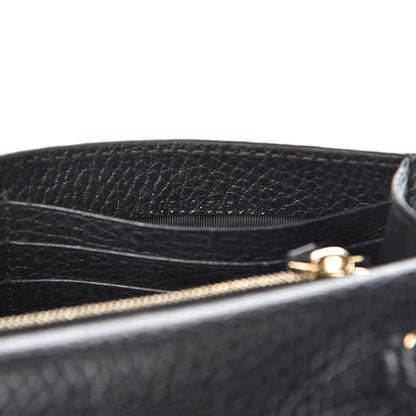 Gucci Dollar Calfskin Medium Betty Chain Wallet Black 7 of 11
