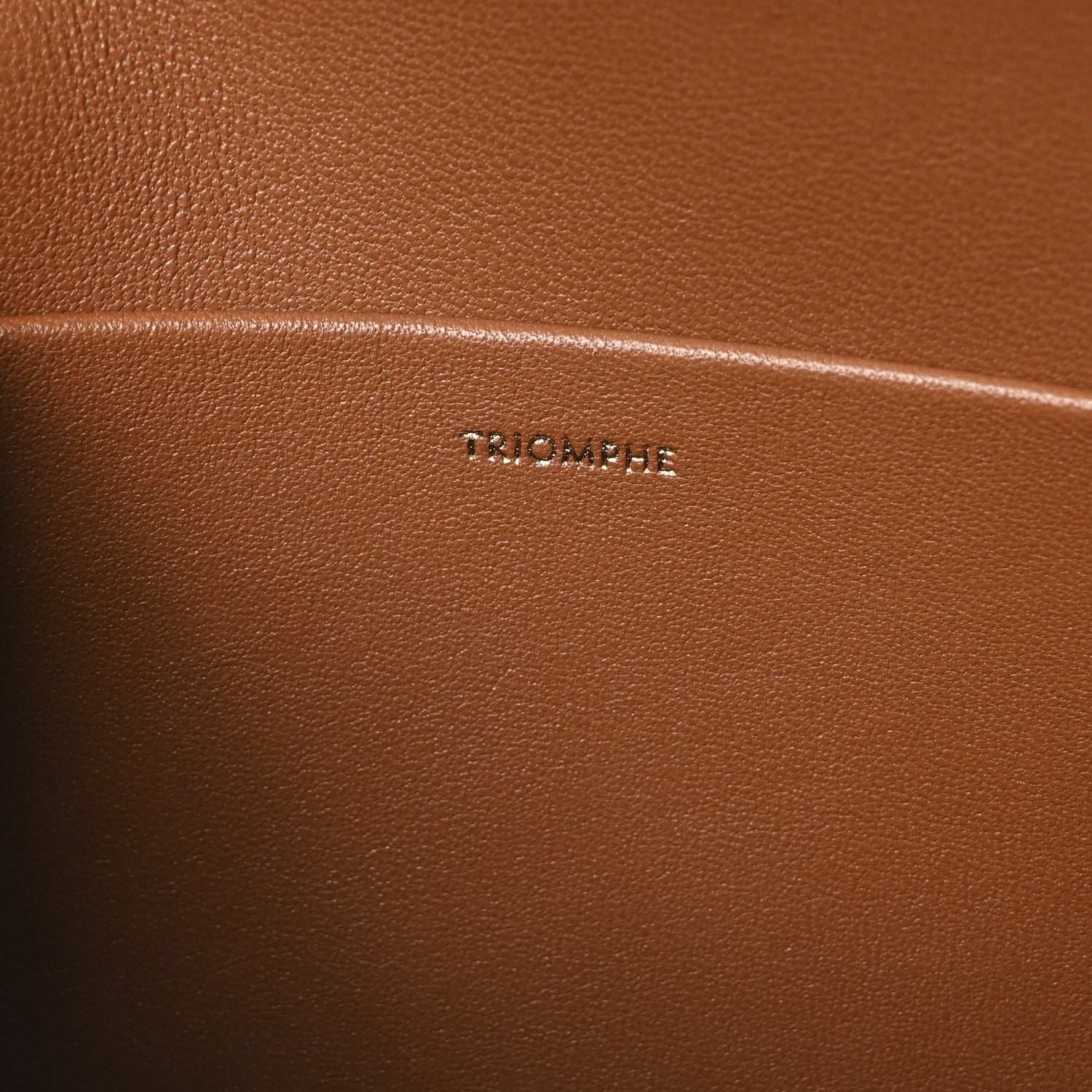 Celine Natural Calfskin Triomphe Shoulder Bag Tan 6 of 10