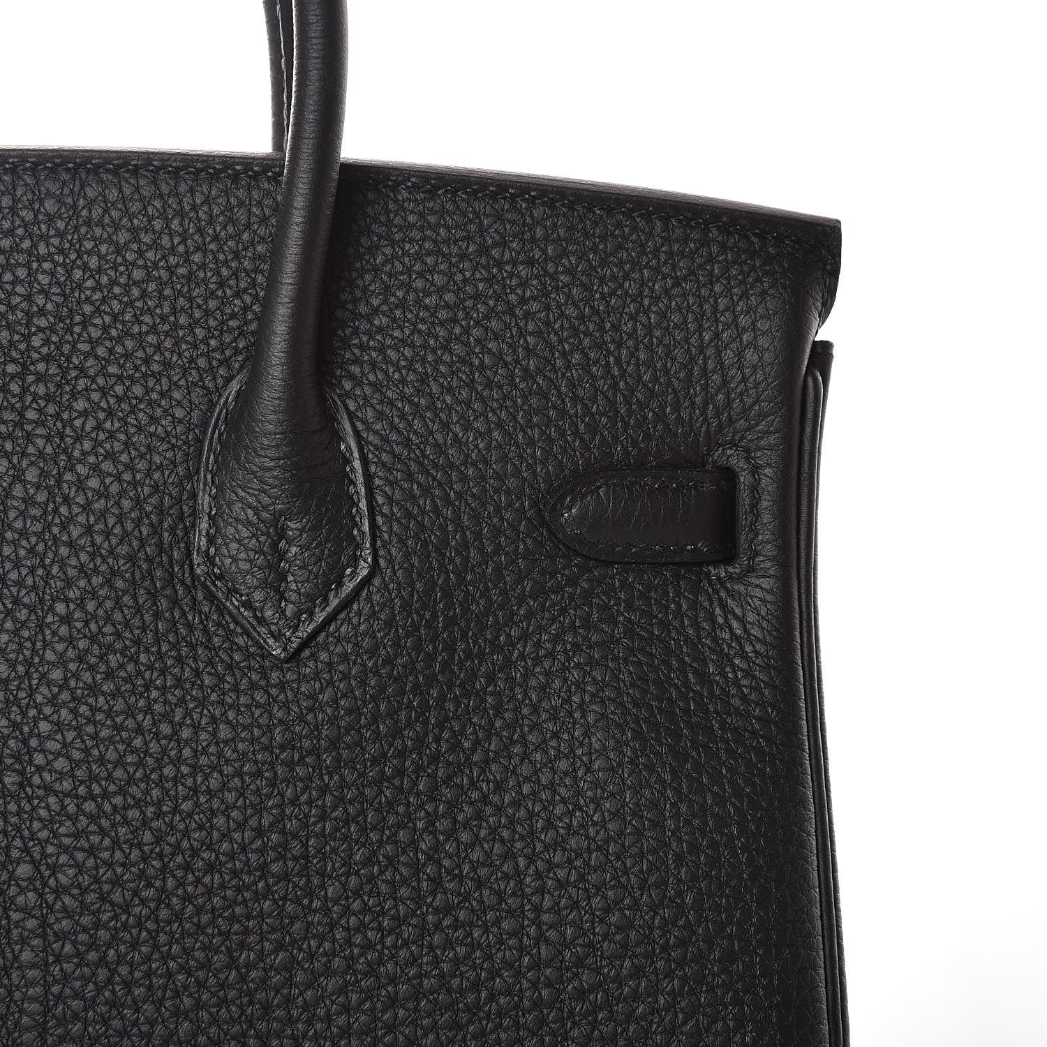 Hermes Togo Birkin 25 Black 16 of 37