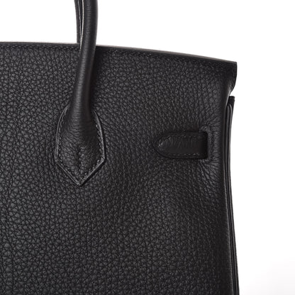 Hermes Togo Birkin 25 Black 16 of 37