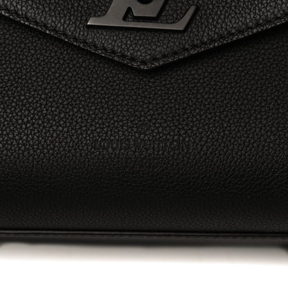 Louis Vuitton Soft Calfskin Lockme Tote PM Black 6 of 13
